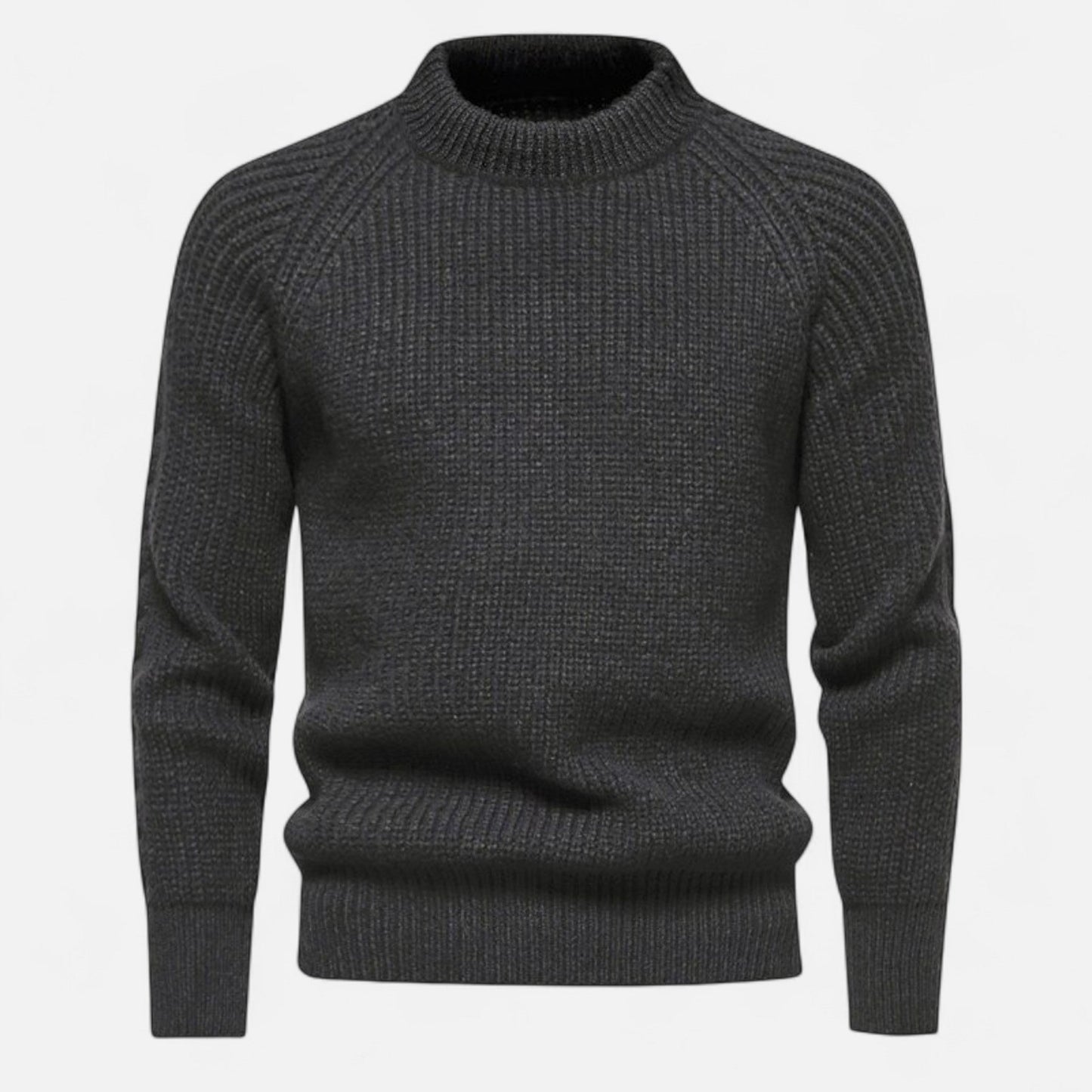 Men’s Slim-Fit Sweater – Ribbed Knit Elegance